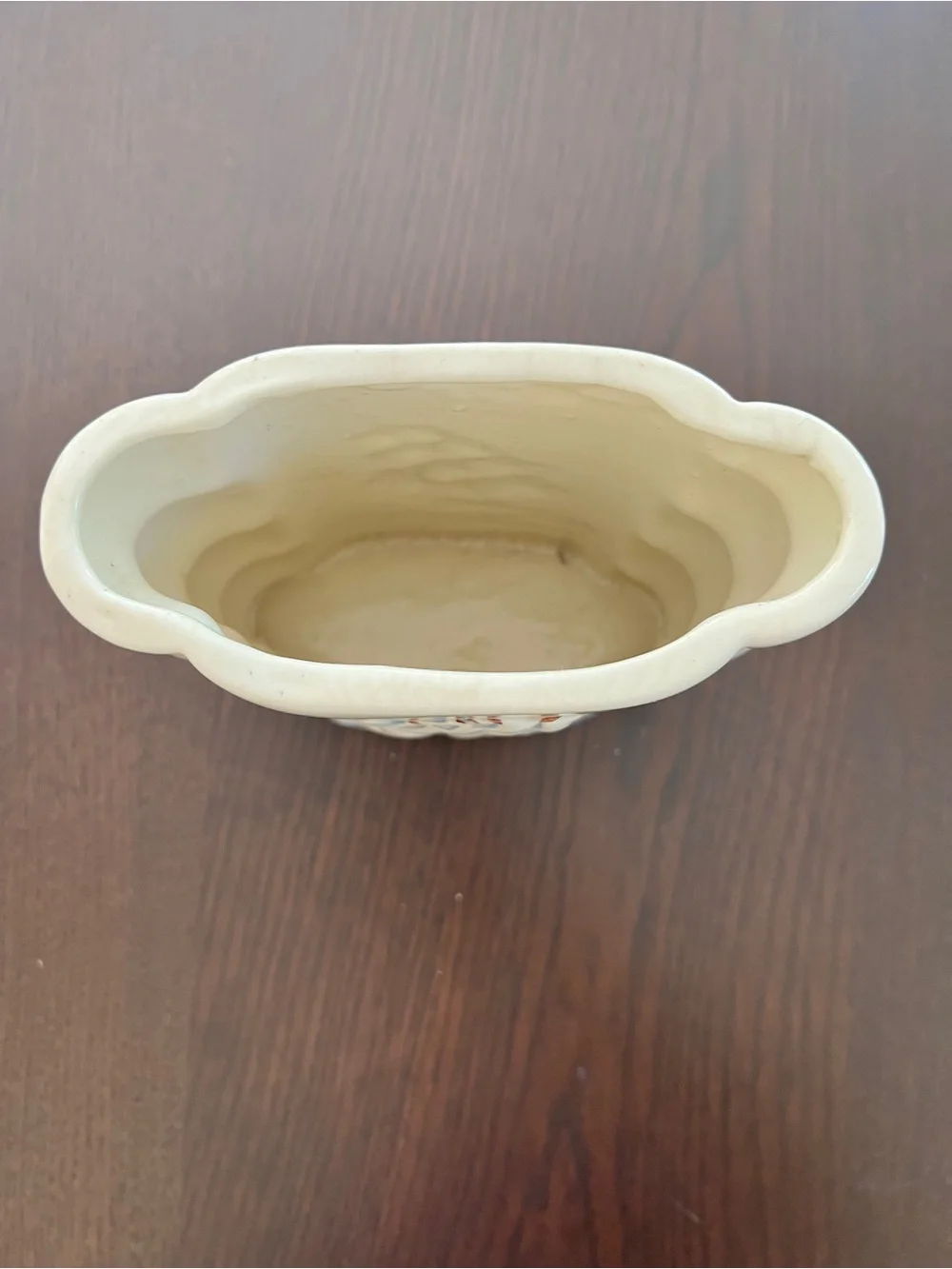 Abingdon Clipper Ship Pottery Vase with Sailboat - White with Blue Nautical